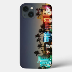 USA, Florida, Miami Beach, Ocean Drive, Art Deco Case-Mate iPhone Case