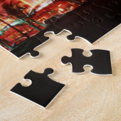 USA, Florida, Miami Beach, Ocean Drive, Art Deco Legpuzzel (Zijkant)