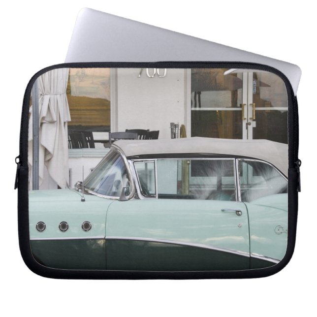 USA, Florida, Miami Beach: South Beach, 1956 Laptop Sleeve (Voorkant)