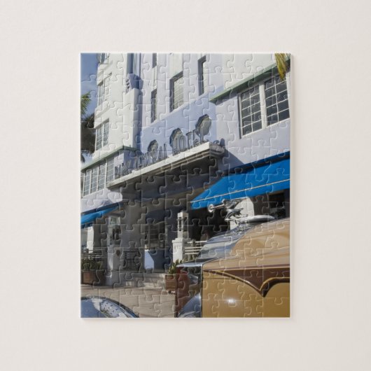 USA, Florida, Miami Beach: South Beach, Art Deco Legpuzzel (Verticaal)