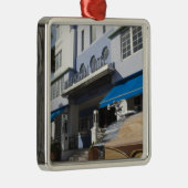 USA, Florida, Miami Beach: South Beach, Art Deco Metalen Ornament (Rechts)