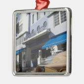 USA, Florida, Miami Beach: South Beach, Art Deco Metalen Ornament (Links)