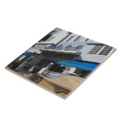 USA, Florida, Miami Beach: South Beach, Art Deco Tegeltje (Zijkant)