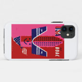 USA ~ Fly BOAC Case-Mate iPhone Case (Achterkant (horizontaal))