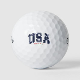 'USA Freedom 250' Amerika's 250e verjaardag 4 juli Golfballen