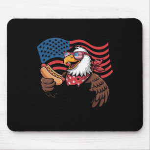 Usa Freedom Eagle Hotdog Grafisch Dames Vaderdag Muismat