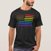 USA Gaytriotic Rainbow Pride T-shirt (Voorkant)