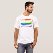 USA Gaytriotic Rainbow Pride T-shirt (Voorkant volledig)