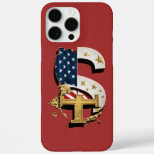 USA-geïnspireerde Dollar Sign Telefoonhoes iPhone 16 Pro Max Hoesje