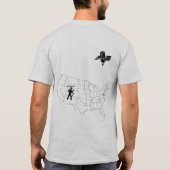 USA Geocacher T-shirt (Achterkant)
