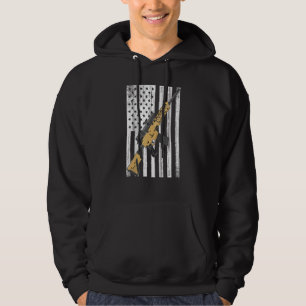USA Geweer Vlag - Trots Amerikaans Pistool Eigenaa Hoodie