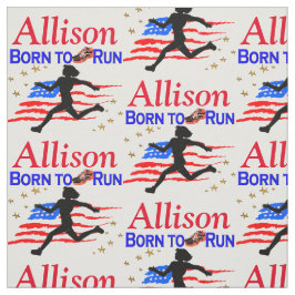 USA GIRL RUNNER GEPERSONALISEERDE STOF