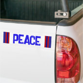 USA Give PEACE a chance diplomacy anti warmonger Bumpersticker (Op Truck)