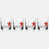 USA Glazen Drinkware Set (Rechts)
