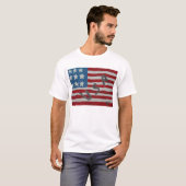 USA GlitterFlag T-shirt (Voorkant volledig)