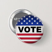 USA Go Vote - Button (Voorkant /achterkant)