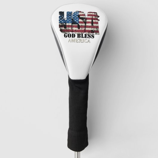 USA God Bless America Golfheadcover (Voorkant)