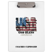 USA God Bless America Klembord (Voorkant)
