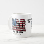 USA God Bless America Koffiemok (Voorkant links)
