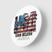 USA God Bless America  Ronde Klok (Hoek)