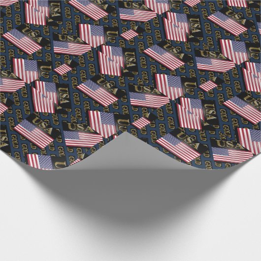 USA GOLD CADEAUPAPIER (Hoek)