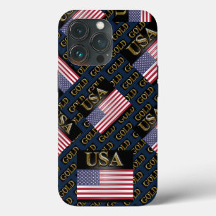 USA GOLD Case-Mate iPhone CASE