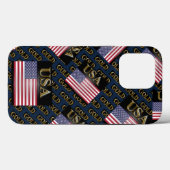 USA GOLD Case-Mate iPhone CASE (Achterkant (horizontaal))