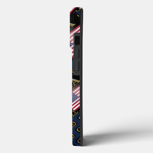 USA GOLD Case-Mate iPhone CASE (Achterkant / Links)