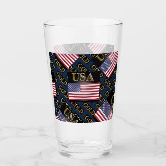 USA GOLD GLAS (Voorkant)