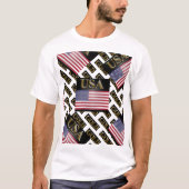 USA GOLD HOCKEY T-SHIRT (Voorkant)