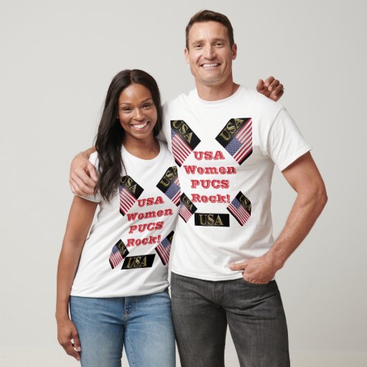 USA GOLD HOCKEY T-SHIRT (Unisex)