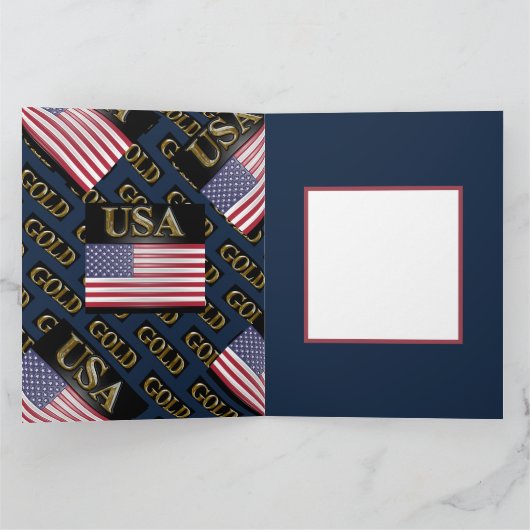 USA GOLD KAART (Binnen)