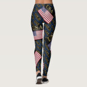 USA GOLD LEGGINGS (Achterkant)