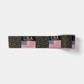 USA GOLD SATIJNEN LINT (Voorkant)