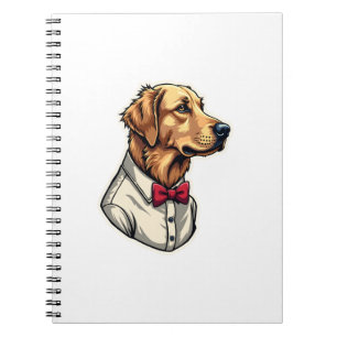 USA Golden Retriever Vintage Patriottische Hond Sh Notitieboek