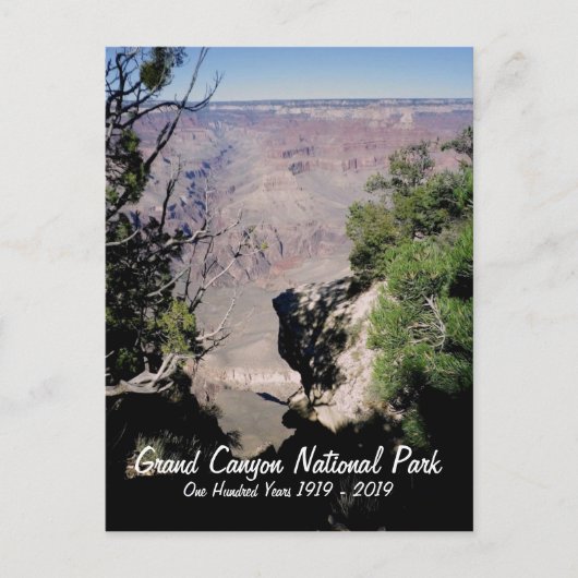 USA, Grand Canyon National Park - 100 jaar Briefkaart (Voorkant)
