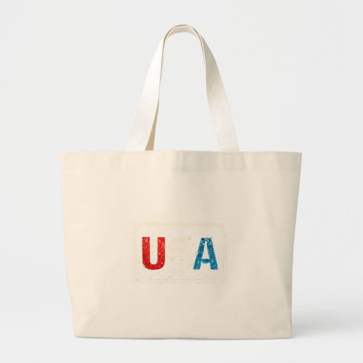 usa grote tote bag (Voorkant)