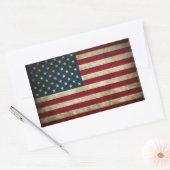 USA Grunge Flag Sticker (Envelop)