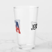 USA grunge tekst ontwerp Glas (Links)