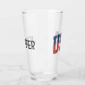 USA grunge tekst ontwerp Glas (Rechts)