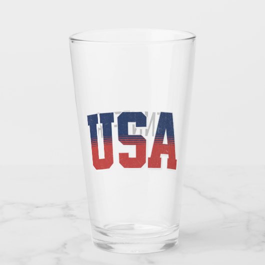 USA grunge tekst ontwerp Glas (Voorkant)