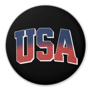USA grunge tekst ontwerp Keramische Knop
