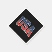 USA grunge tekst ontwerp Servet (Hoek)