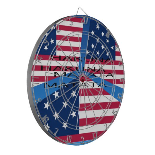 USA HAKUNA MATATA DARTBORD (Voorkant Links)