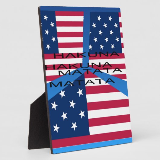 USA HAKUNA MATATA FOTOPLAAT (Zijkant)