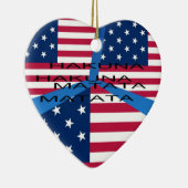 USA HAKUNA MATATA KERAMISCH ORNAMENT (Rechts)