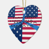 USA HAKUNA MATATA KERAMISCH ORNAMENT (Links)