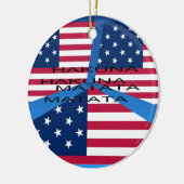 USA HAKUNA MATATA KERAMISCH ORNAMENT (Links)