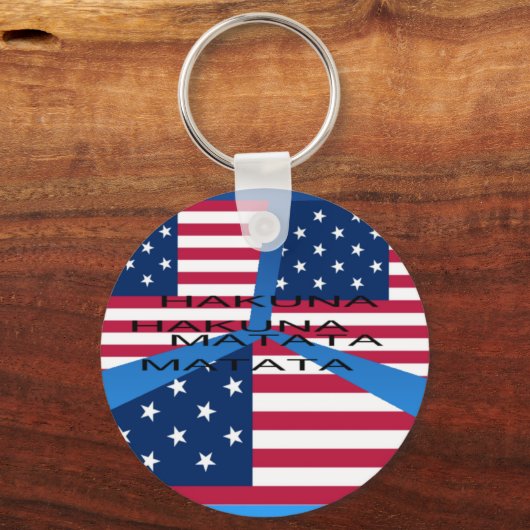 USA HAKUNA MATATA SLEUTELHANGER (Voorkant)