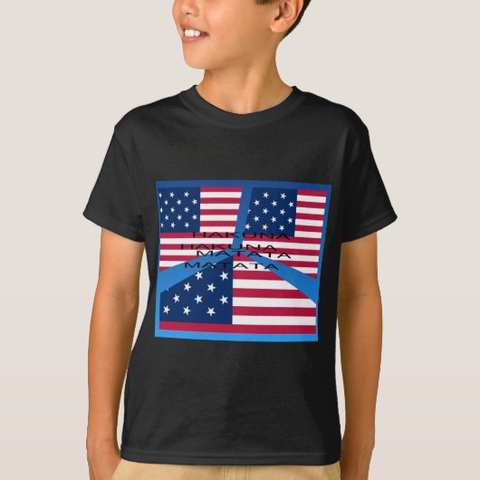 USA HAKUNA MATATA T-SHIRT (Voorkant)